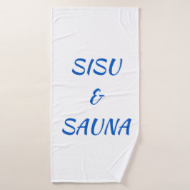 SISU & Sauna Fins keukenhanddoek (wit) Badhanddoek