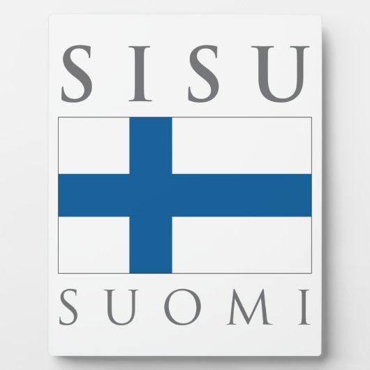 Sisu Suomi Fotoplaat (Voorkant)