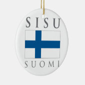 Sisu Suomi Keramisch Ornament (Rechts)