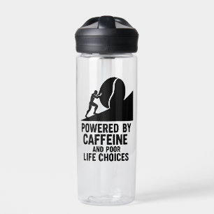 Sisyphus Coffee Grind Grappig Sarcastisch Quote Mo Waterfles