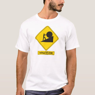 Sisyphus Road Sign T-shirt