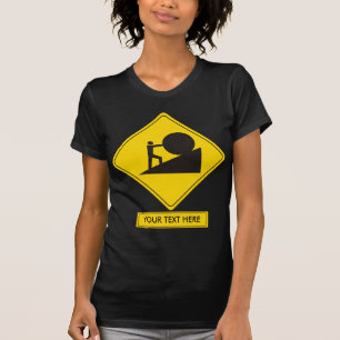 Sisyphus Road Sign T-shirt