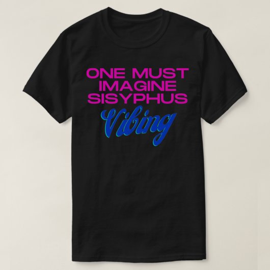 Sisyphus Vibing T-shirt (Design voorkant)