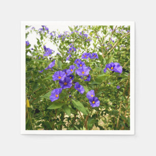 Sisyrinchium Angustifolium papieren servetten