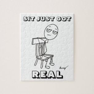 SIT A JUSTE UN VRAI Puzzle