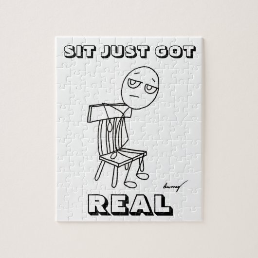 SIT A JUSTE UN VRAI Puzzle (Vertical)