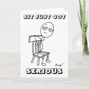 SIT A JUSTE UNE CARTE DE voeux SÉRIEUSE