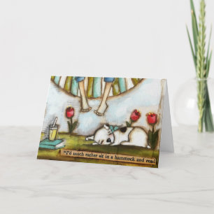 Sit and Read - Birthday Kaart