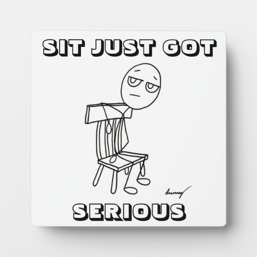 SIT IS SLECHTS ERNSTIG. FOTOPLAAT (Voorkant)