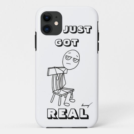 SIT JUSTE A REAL iPhone 5 Coque (Dos)