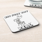 SIT JUSTE GOT REAL Dessous de verre - Set 6 (Côté gauche)