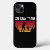Sit Stay Trein Retro Dierenarts Dierenverzorger