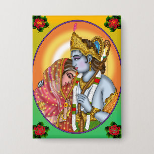Sita Ram Knop Button