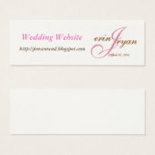 Site mariage (Devant & derrière)