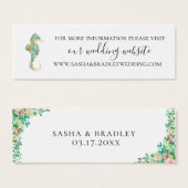 Site Mariage Botanique Island Seahorse (Devant & derrière)