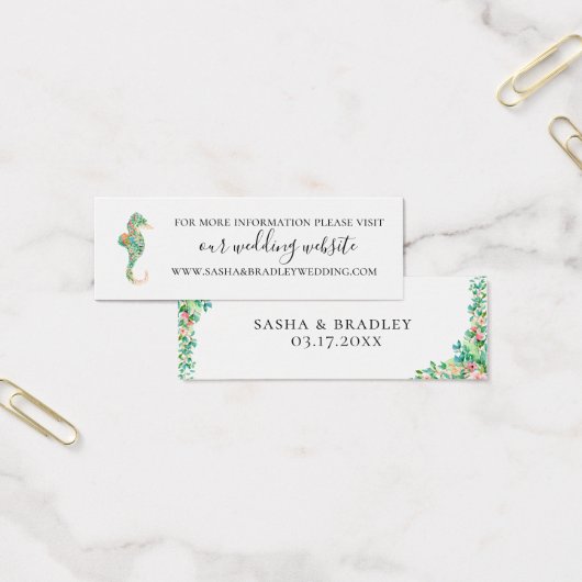 Site Mariage Botanique Island Seahorse (Bureau)