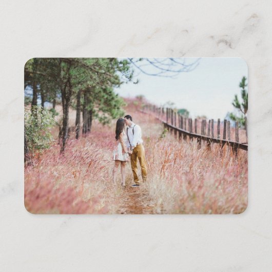 Site mariage Carte de boîtier photo CODE QR (Dos)