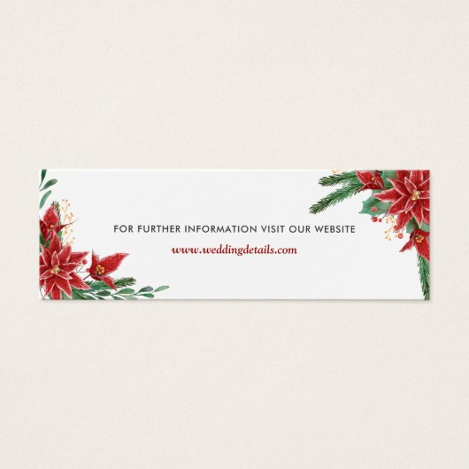 Site Mariage de Noël de Red Poinsettia (Devant)