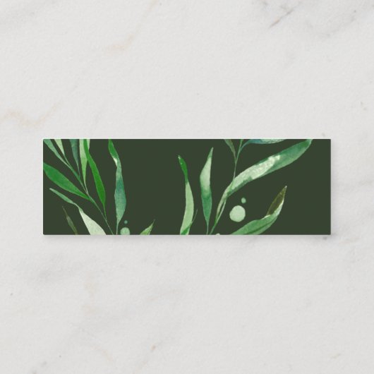 Site Mariage de verdure Cartes RSVP, Boîtier (Dos)