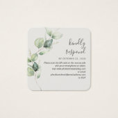 Site Mariage Eucalyptus Green Code QR RSVP (Devant)