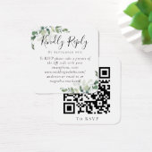 Site Mariage Eucalyptus QR Code RSVP (Bureau)