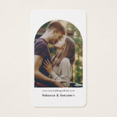 Site mariage QR Code Photo RSVP Enclôture Card (Dos)