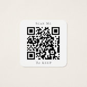 Site mariage QR Code RSVP (Dos)