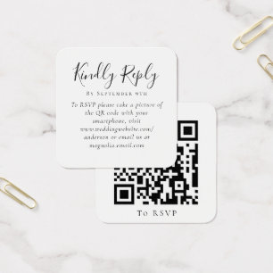 Site mariage QR Code RSVP