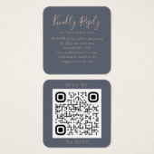 Site mariage QR Code RSVP (Devant & derrière)