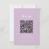 Site mariage | RSVP QR Code photo lilic (Devant)
