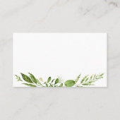 Site Mariage Vert Insérez Les Cartes Vert Rustique (Dos)