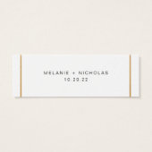 Site ou carte d'information Gold mariage (Dos)