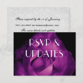 Site Rose violet RSVP et Info Ver 01 V541 (Devant / Derrière)