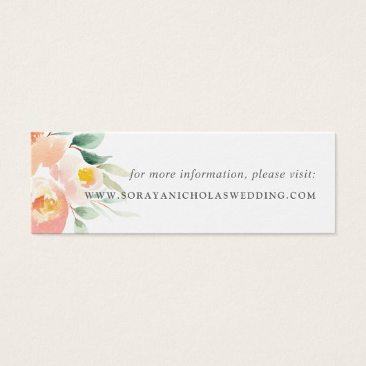 Site Web Airy Floral Mariage Insérer des cartes (Devant)