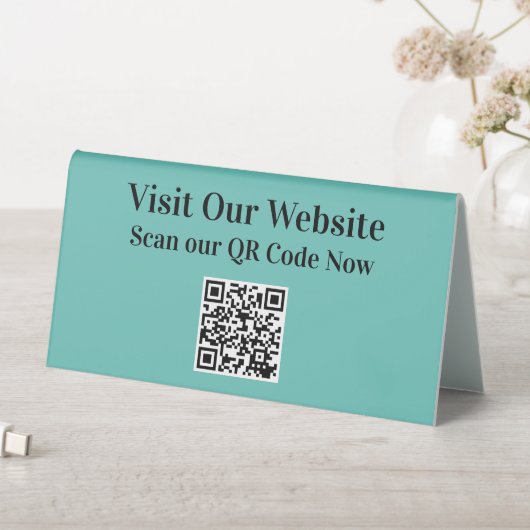 Site Web de code QR couleur turquoise Signes de bu (En SItu (Tableau))