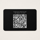Site Web de Code QR Élégant pour RSVP de Mariage (Dos)
