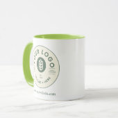 Site Web de logo d'entreprise personnalisable Mug (Devant gauche)