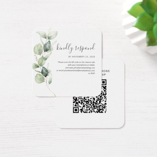 Site web de mariage avec code QR pour RSVP et enca (Bureau)