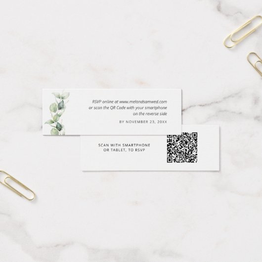 Site web de mariage avec code QR pour RSVP et enca (Bureau)