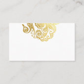 Site Web de mariage élégant Insérer une carte (Dos)