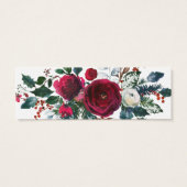 Site Web de mariage hivernal Holly and Pine Insert (Dos)