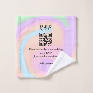 Site web de mariage rsvp q r code ajouter nom text