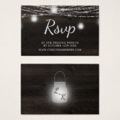 Site Web de Mariage russe Oak Ridge RSVP Insérer d (Devant & derrière)