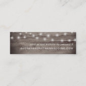 Site Web de Mariage Rustique RSVP | Mini Cartes (Devant)