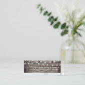 Site Web de Mariage Rustique RSVP | Mini Cartes (Debout devant)