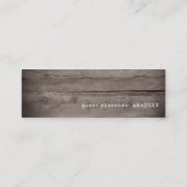 Site Web de Mariage Rustique RSVP | Mini Cartes (Dos)