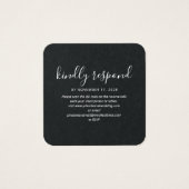 Site Web de RSVP avec Code QR pour un Mariage Élég (Devant)