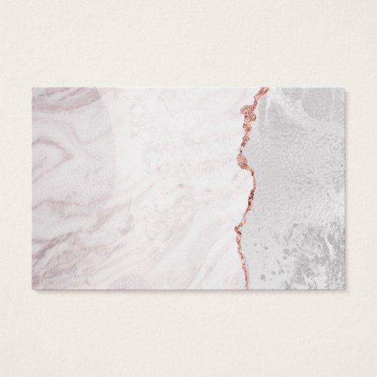 Site Web Gold Agate Blanc & Rose RSVP Insérer des  (Dos)