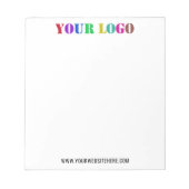 Site Web Logo personnalisé Bloc-notes promotionnel (Devant)