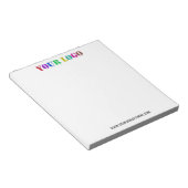 Site Web Logo personnalisé Bloc-notes promotionnel (Incliné)